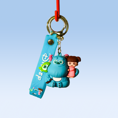 SULLEY BOO MIKE KEYCHAIN