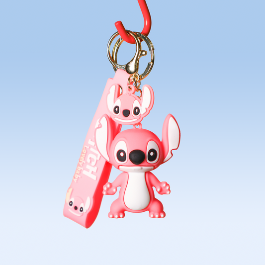 PINK STITCH KEYCHAIN